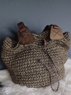 Poppie Jones Large Woven Bag